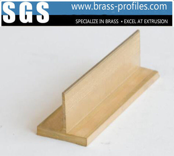 Brass Extruding T Shape Brass T Sections Extruded Brass Metal Parts