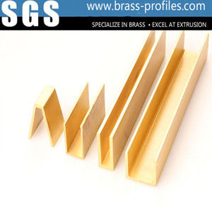 China Brass U Sections / Copper U Channel supplier