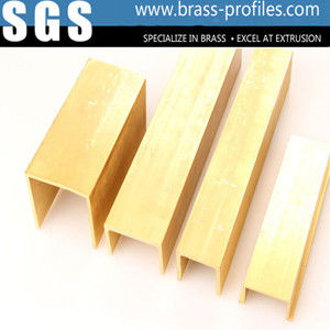 China Brass U SHape Extruded For Construction supplier