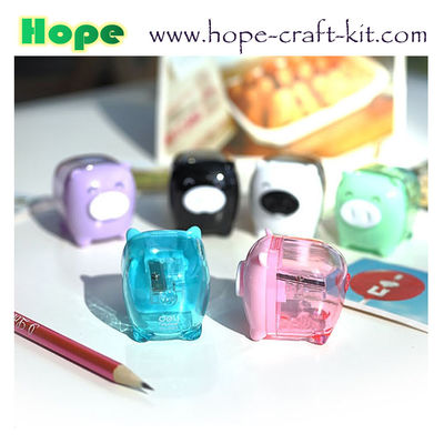 China Various Colors  Manual pencil sharpener 3.5cm Kids Children Stationery Supplies Animal Mini Piggy Piglet Dinosaur supplier