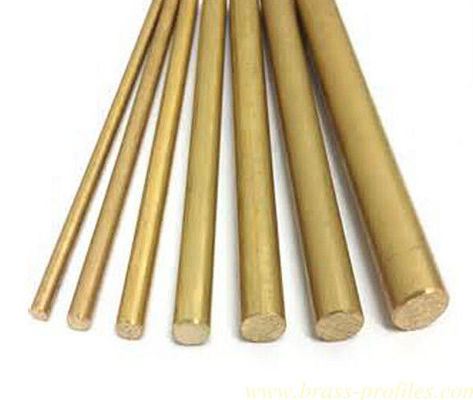 Brass Extrusion Rod With Customized Sizes Copper Round Bar As Drawings supplier