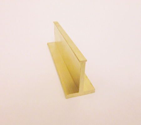 Brass Extruding Tee Shapes Sections Decorations for Furniture supplier