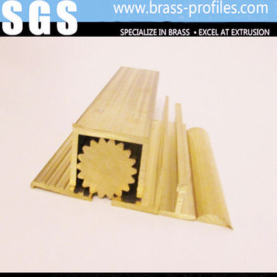 C2600 C3850 Copper Factory Outlet Lead Brass Extrusion Profiles supplier