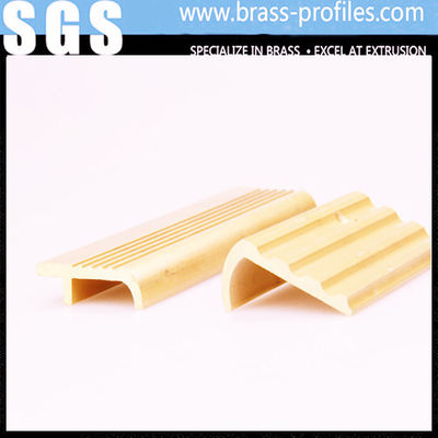 Extruded Brass Decorative Staircase Non-slip Brass Extrusion Nosings supplier