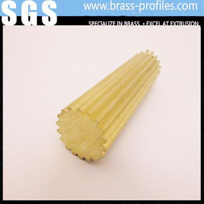 Brass Round Rods , Gearing Brass Rod Sections , Brass Extrusion Rods supplier