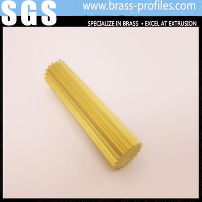 Brass Round Rods , Gearing Brass Rod Sections , Brass Extrusion Rods supplier
