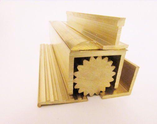 C38000 C38500 Copper Zinc Alloy Extrusions For Interior Decoration supplier