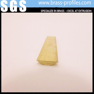 Brass Extruding Arc-shaped Sheet / New Self Designed  Flat Bar supplier