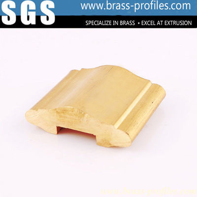 Brass Extrusion Armrest Profiles For Interior Stair Decoration supplier
