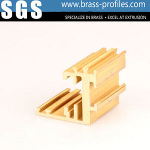 C38000 Decorative Brass Extrusion Profiles Copper Alloy Hardware supplier