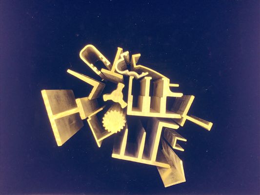 C38000 Decorative Brass Extrusion Profiles Copper Alloy Hardware supplier