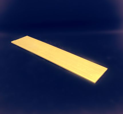 Copper Zinc Alloy Extrusions Brass Flat Bars With Customized Sizes supplier