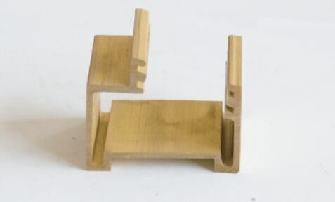 Extruded Brass Profiles Brass Alloy Construction Materials For Decoration supplier