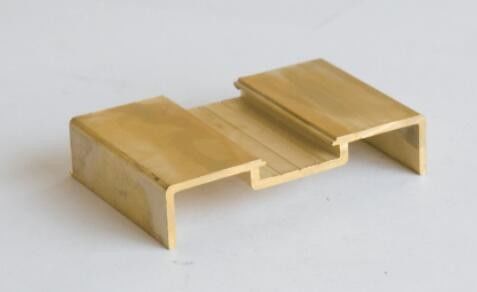 58% Copper Brass Extruding U Channel Copper U Board Brass U Channel supplier