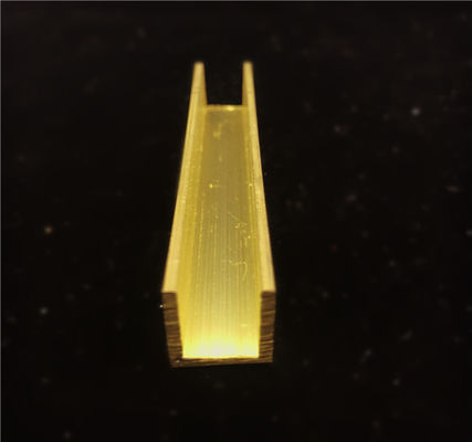 Custom Designed Perfectly Structural U Shape Channel Custom Brass Trim Strip supplier