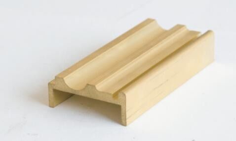Copper Extruded Decorative Profiles Brass Construction Material supplier