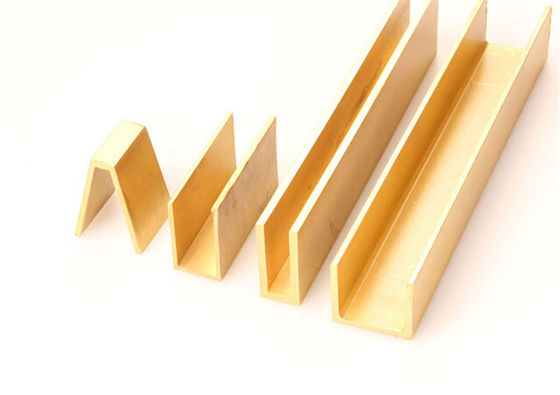 58% Copper Extruded Copper H-Sections U Shapes Copper Extrusions supplier