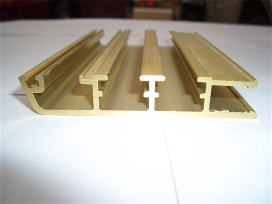 Copper Alloy Extrusion Window Frame Special Brass Window Sections supplier