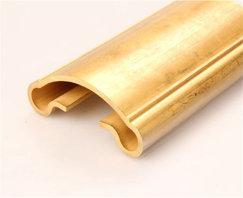 Decorative Brass Handrails For Stair With Customized Designs supplier