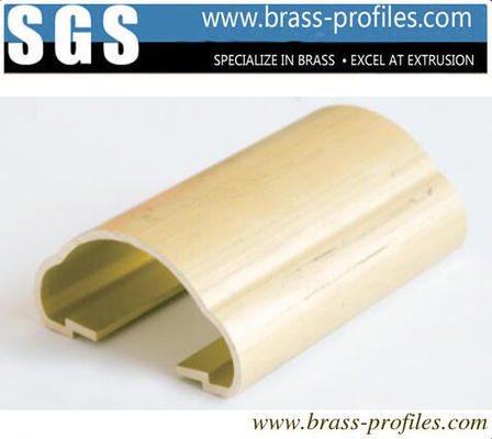 Decorative Brass Handrails For Stair With Customized Designs supplier
