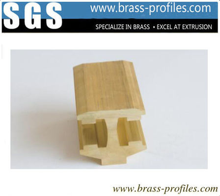 Brass Extrusion Sanitary Ware Profiles Special Shaped Copper Alloy Extrusion supplier