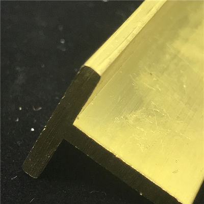Copper Extruding T Sections To Decorate Door And Window Frame supplier