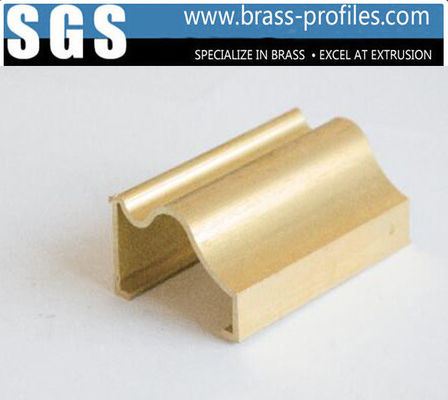 HPB59-1 Brass Extrusion Handrailing Profiles Design Stair Armrest supplier