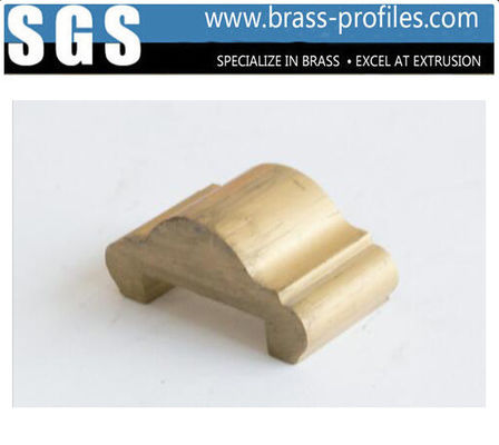 HPB59-1 Brass Extrusion Handrailing Profiles Design Stair Armrest supplier