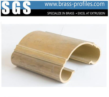 HPB59-1 Brass Extrusion Handrailing Profiles Design Stair Armrest supplier