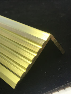 Architectural Brass Nosings Sheets Copper Anti-slip Stair Strips supplier