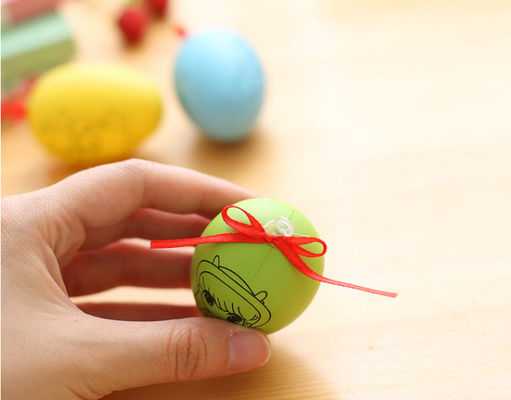 Assorted colors Plastic Easter eggs Gachapon Eggs surprise eggs Gacha Ball With 4 Colours Water Color Pen for kids DIY supplier