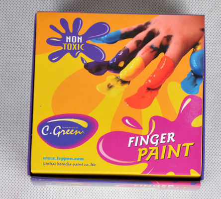Non-toxic Finger Paint / Poster Paint  4 Colors, 6 Colors, 8 Colors set washable for kids diy painting water color paint supplier