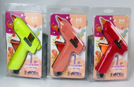 Electric Anti-drip Hot Melt Glue Gun Mini 7mm 11mm wtih Stands for kids Children hobbies DIY material tools UL ROHS PSE supplier
