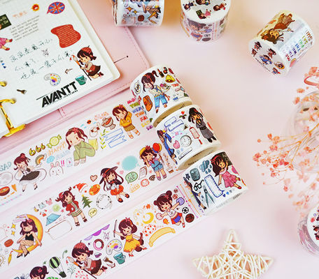 Custom Printed Washi Tapes Masking Tapes Hobbies DIY Material Decoration Adhesive Tapes for KIDS STEM INNOVATION supplier