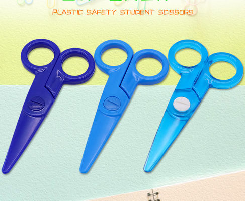 Whole Plastic Small Scissors Safe Colorful Hobbies DIY Material Tools for Kids Toddlers Teachers Preschool Hand-craft supplier