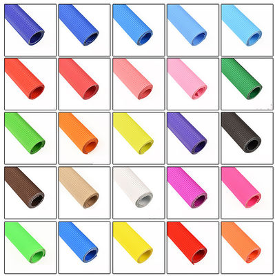 Colorful craft corrugated quilling paper for DIY toys / handcraft kids hand-craft diy material A4 size customer size supplier