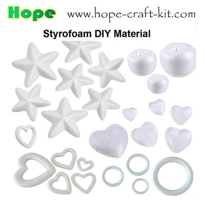EPS Styrofoam Foam  Half Ball Cone Star Heart for Kids Hobbies DIY Material OEM ODM Various Shapes Size STEM INNOVATION supplier