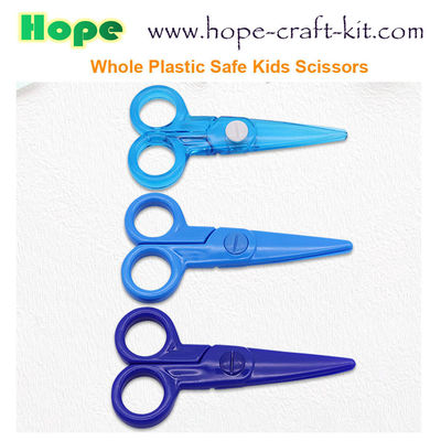 Whole Plastic Small Scissors Safe Colorful Hobbies DIY Material Tools for Kids Toddlers Teachers Preschool Hand-craft supplier