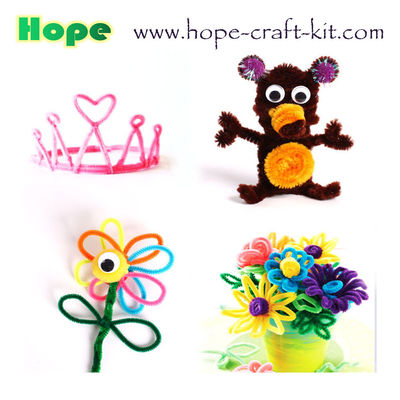Pipe Cleaners, Chenille Stems for kids DIY material STEM craft kit 6mm X 30cm 12 inch hobbies hand-crafted material supplier