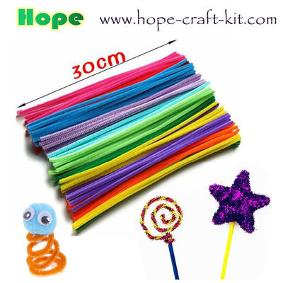 6mm, 7mm, 8mm, 9mm Pipe Cleaners, Chenille Stems for hobbies & kids DIY hand-crafted material supplier