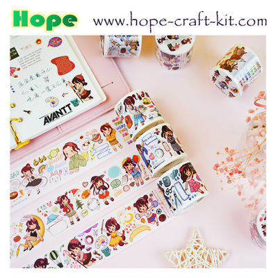 Custom Printed Washi Tapes Masking Tapes Hobbies DIY Material Decoration Adhesive Tapes for KIDS STEM INNOVATION supplier