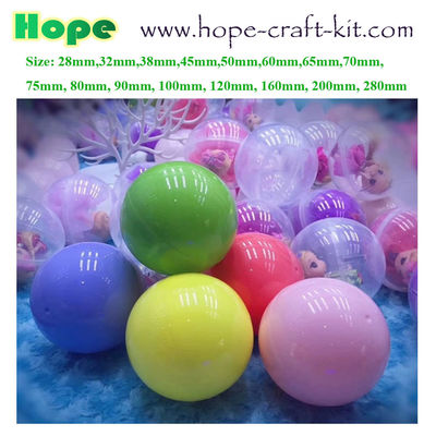 28mm,32mm,38mm,45mm,50mm,60mm,65mm,70mm, 75mm, 80mm, 90mm, 100mm, 120mm, 160mm, 200mm, 280mm Gachapon Eggs surprise eggs supplier