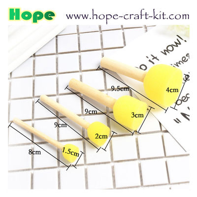 Kids DIY Painting Art Craft EVA Foam Paint Roller mini Sponge stamp roller foam brushes Sponge Roller kids Sponge Stamp supplier