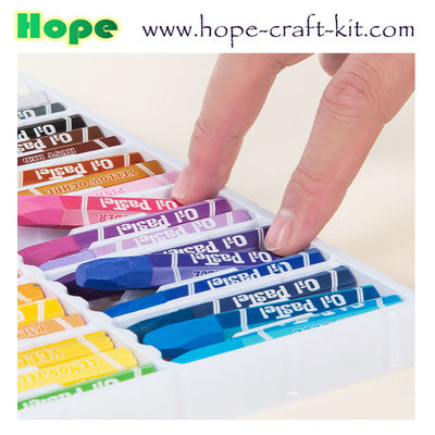 Non-toxic 8 , 12, 24,  48 Colors Oil Paint Sticks Washable Water soluable for Kids Stationery Painting Supplies OEM ODM supplier