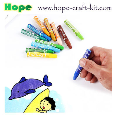 Non-toxic 8 , 12, 24,  48 Colors Oil Paint Sticks Washable Water soluable for Kids Stationery Painting Supplies OEM ODM supplier