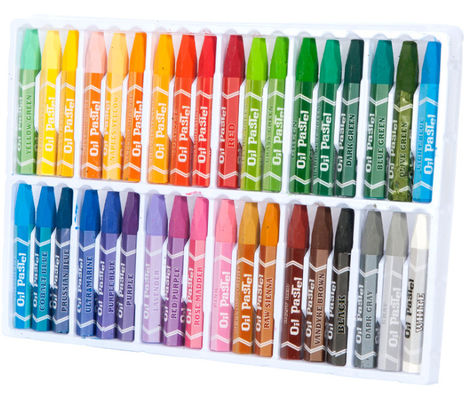 Non-toxic 8 , 12, 24,  48 Colors Oil Paint Sticks Washable Water soluable for Kids Stationery Painting Supplies OEM ODM supplier