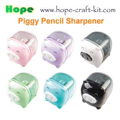Various Colors  Manual pencil sharpener 3.5cm Kids Children Stationery Supplies Animal Mini Piggy Piglet Dinosaur supplier