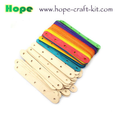 Natural color multi-colored wooden craft popsile sticks Tongue depressor for hobbies and children DIY handcrafted work supplier