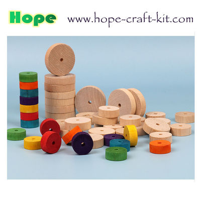 Natural color multi-colored wooden suare cubes blocks for children DIY craft work creative hobbies KIDS STEM INNOVATION supplier
