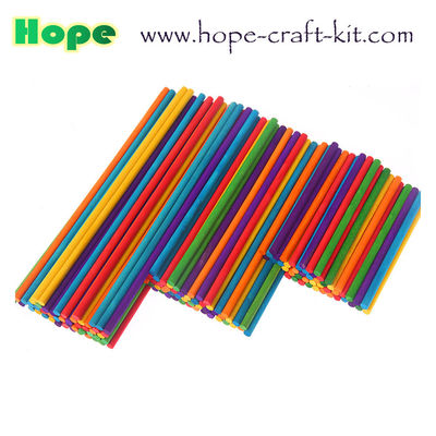 Various size natural color multi-colored round wood dowl wooden rods for children DIY craft work supplier